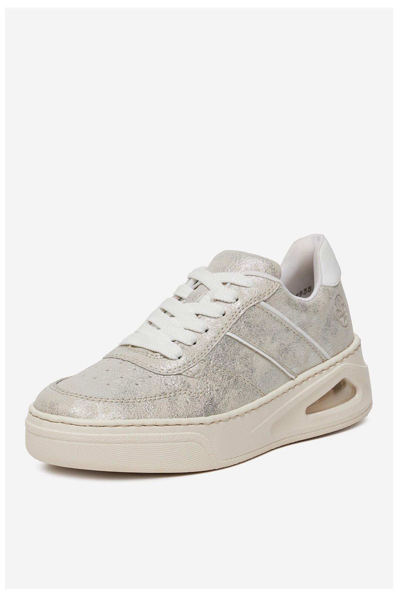 Sneakers Rieker N6402-40 Srebrny