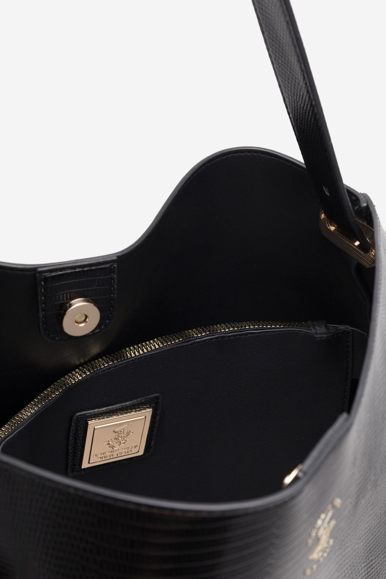 Geantă de mână Beverly Hills Polo Club BHPC-W-05-A23 NEGRU