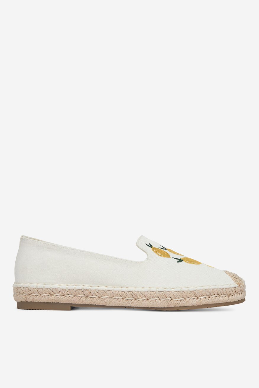 Espadrile DeeZee ALB - 5904410835960