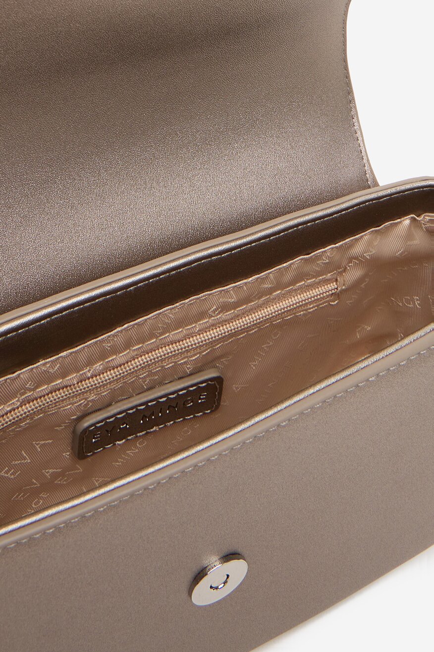 Дамска чанта EVA MINGE СРЕБРИСТ - 5906751330654