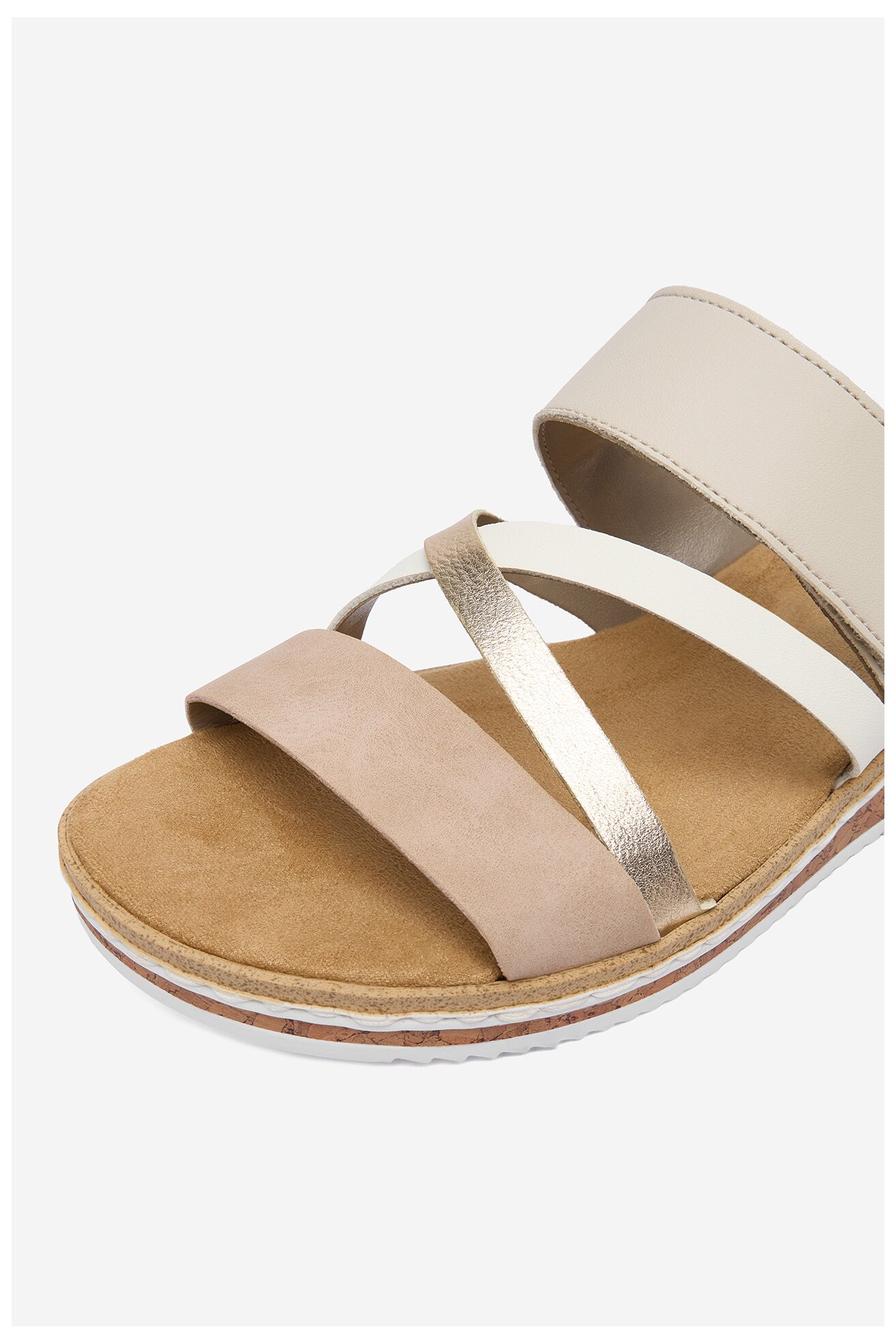 Klapki Rieker CEO-V3652-94 Beżowy