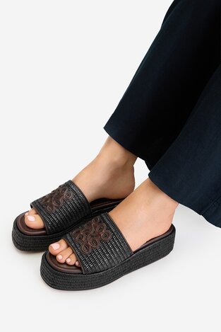 Шльопанець NINE WEST EO-259-8201 ЧОРНИЙ