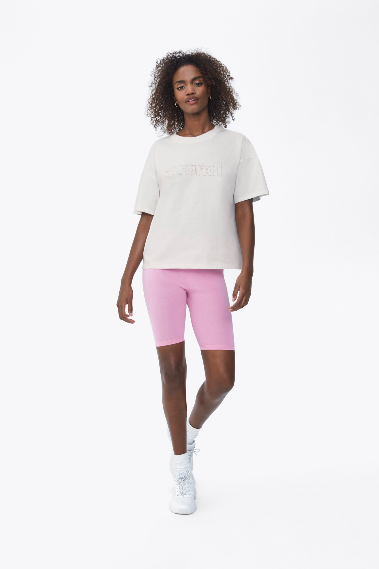 T-shirt Sprandi SP22-TSD010 Biały