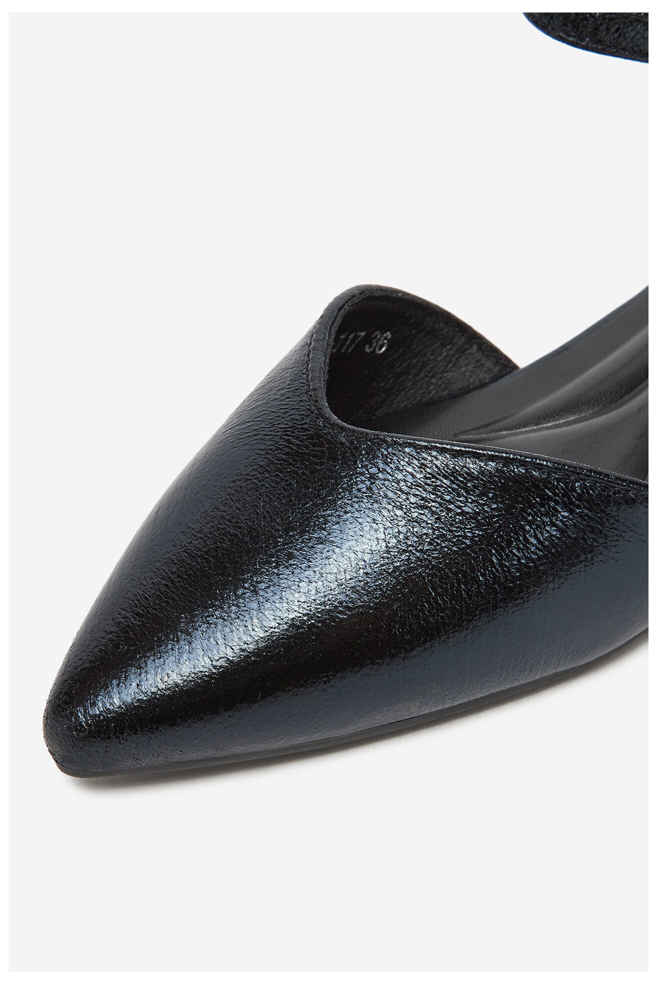 Czółenka DeeZee E6005-117 Czarny