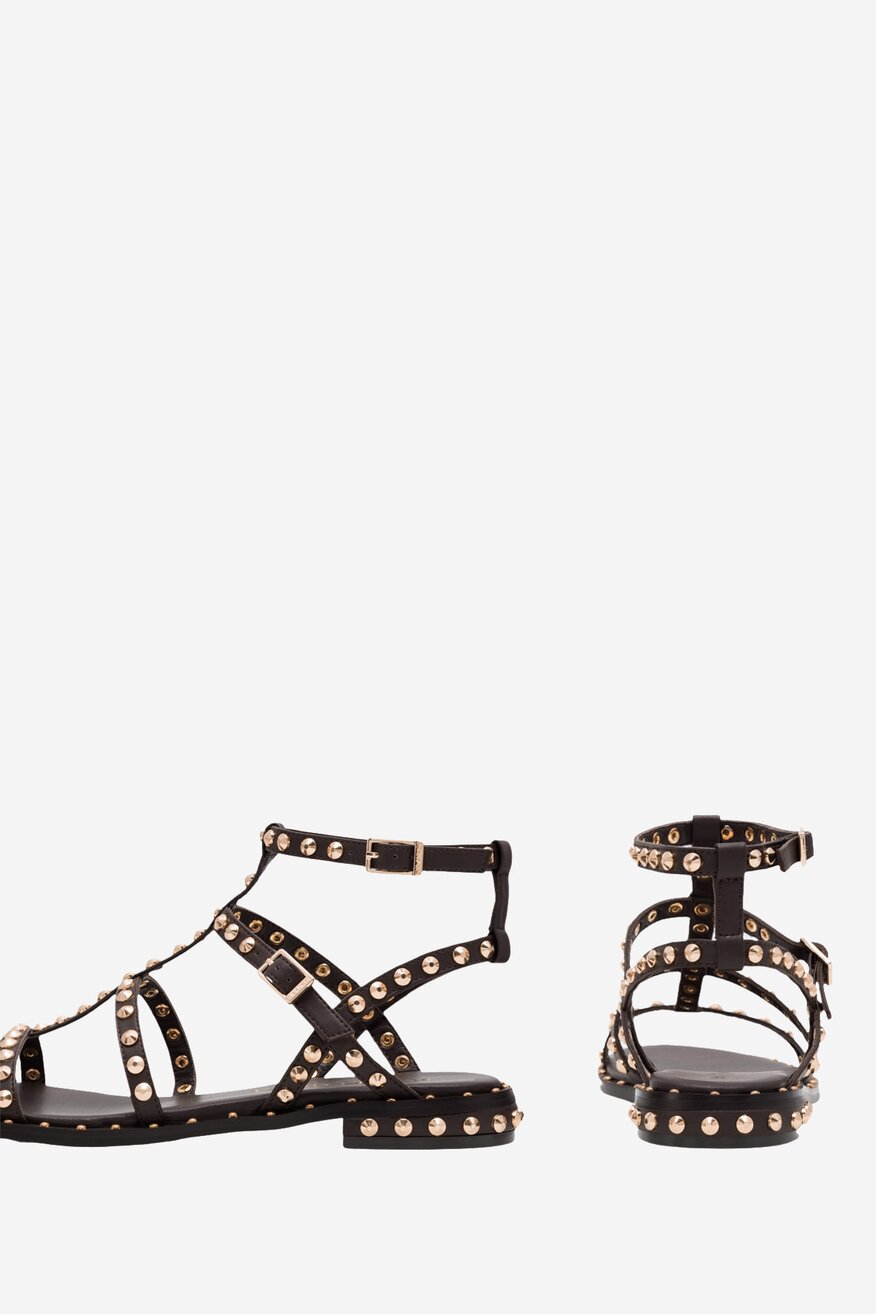 
                EVA MINGE - Skórzane sandały - 5905588393962