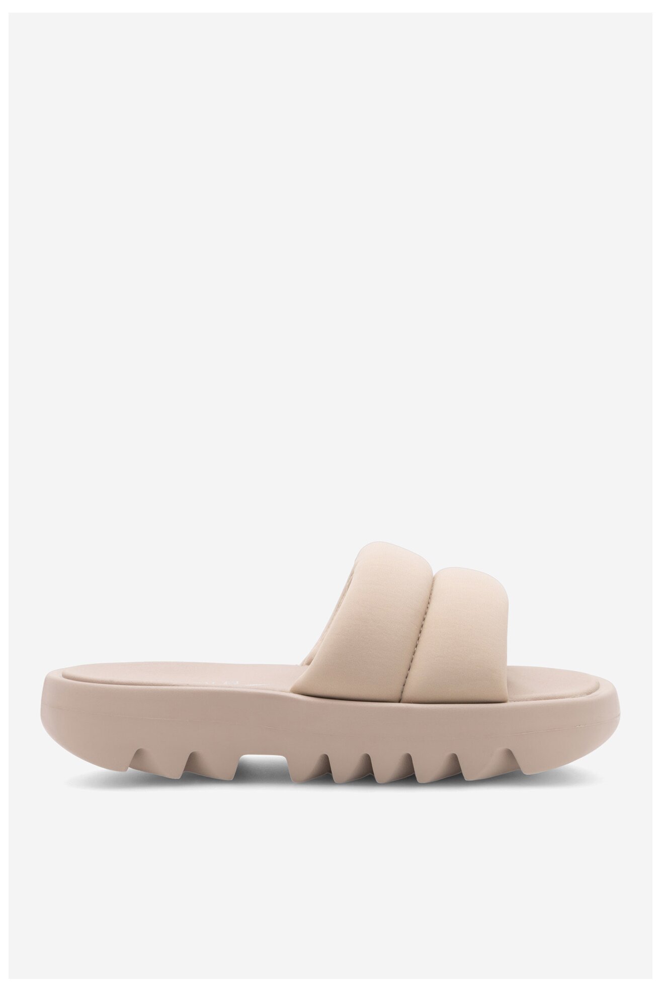 Klapki Reebok CARDI SLIDE HP2216 Beżowy