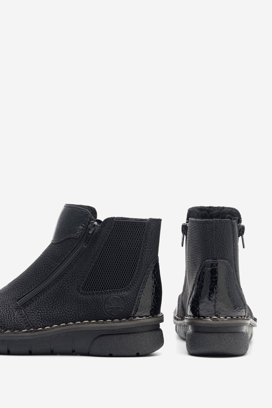Ghete Rieker NEGRU - 5905588800668