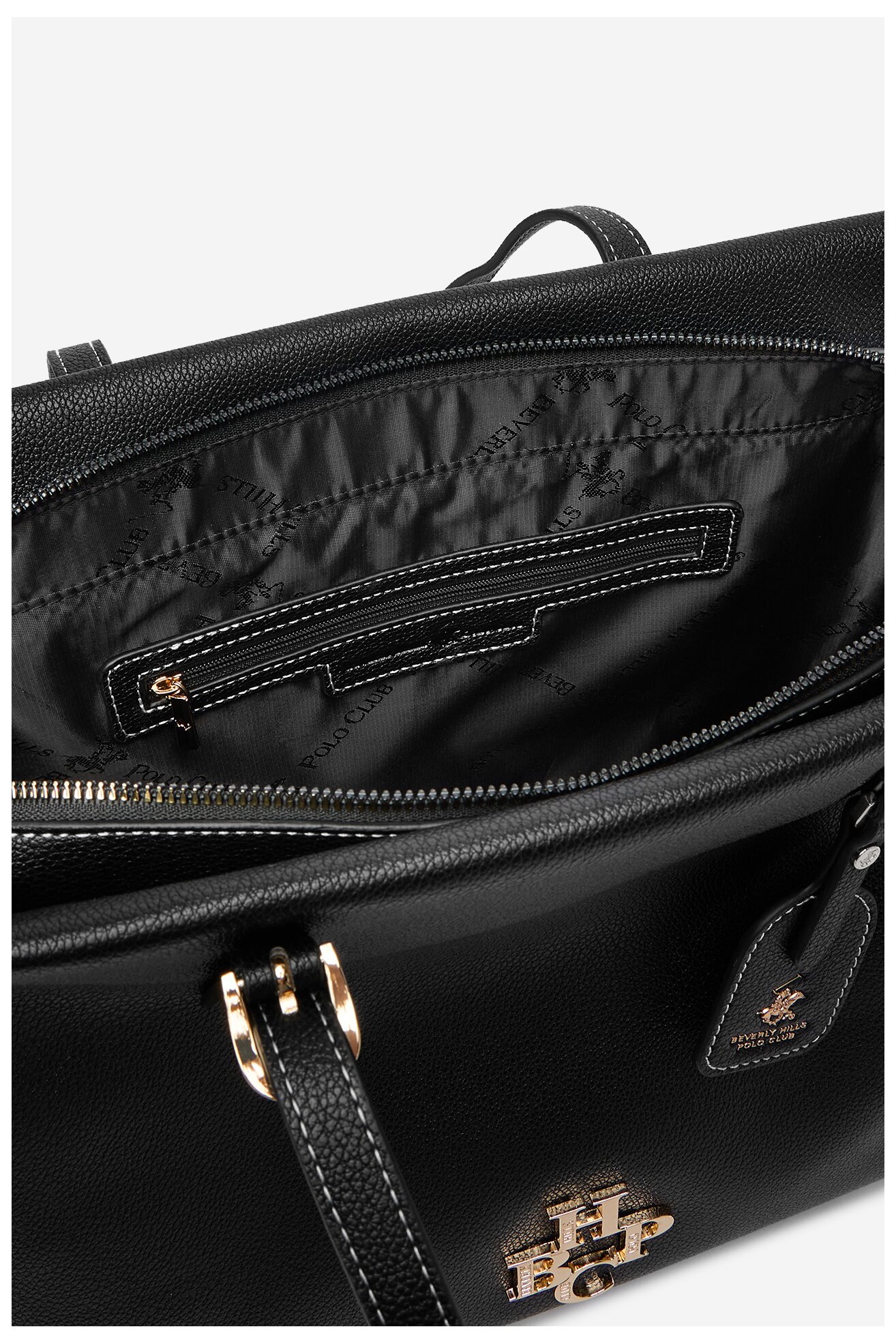 Kézitáska Beverly Hills Polo Club CEO-BHPC-C-002-09 FEKETE