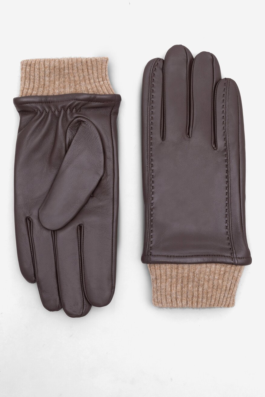 Мъжки ръкавици Lasocki КАФЯВ - 5905588078753