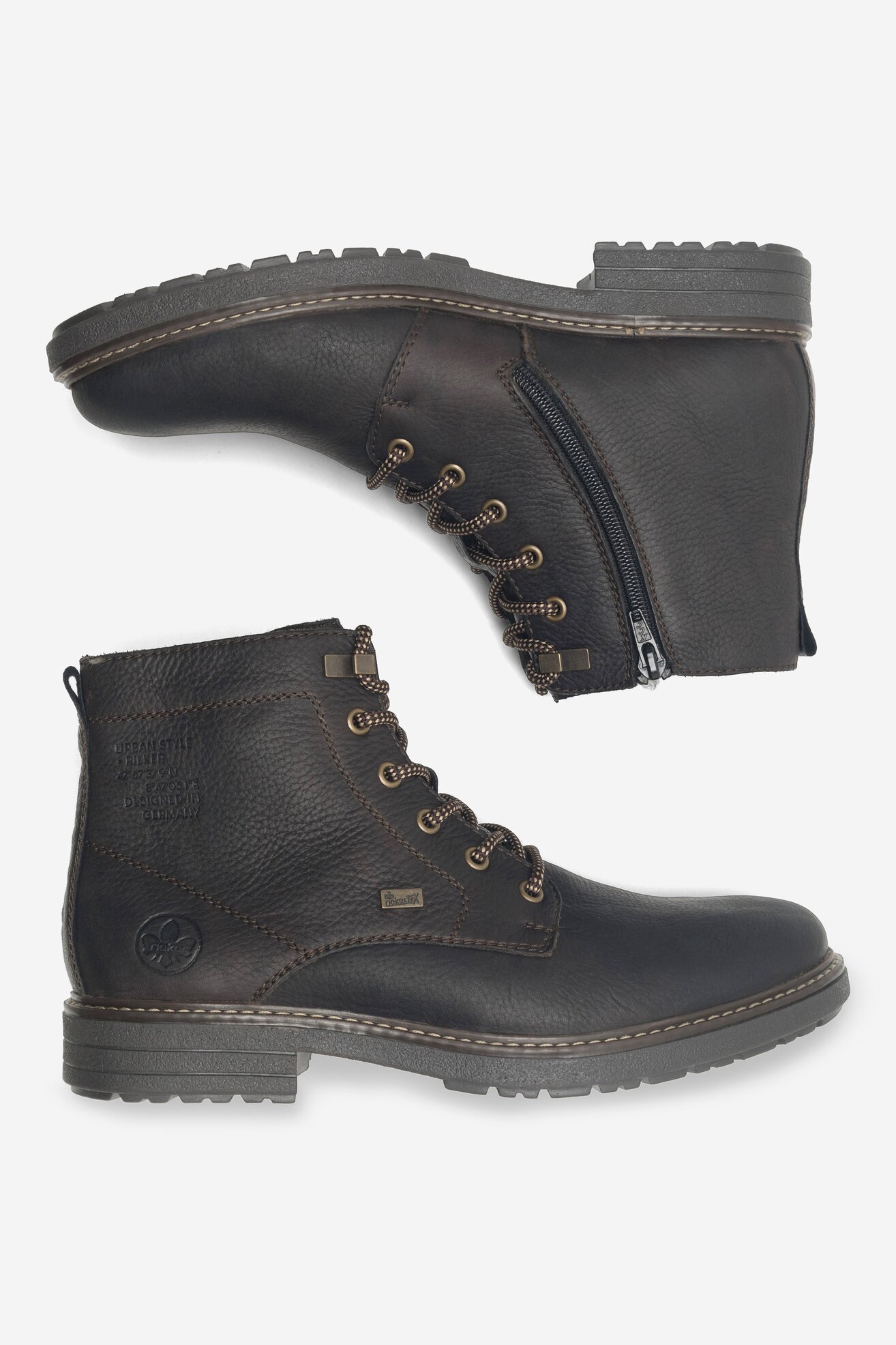 Bocanci Rieker 33121-25 MARO ÎNCHIS