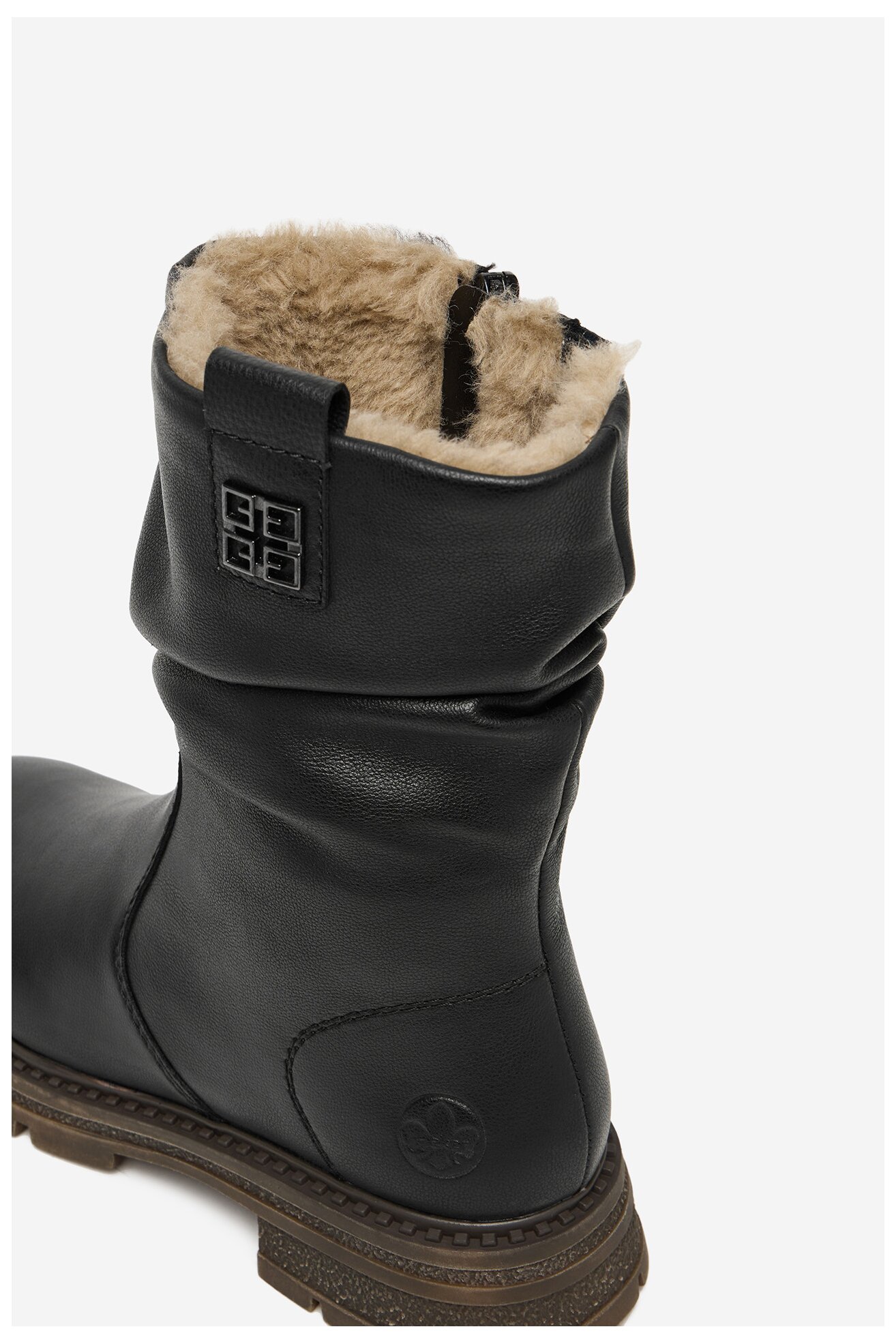 Bokacsizma Rieker CEO-Z9855-00 FEKETE