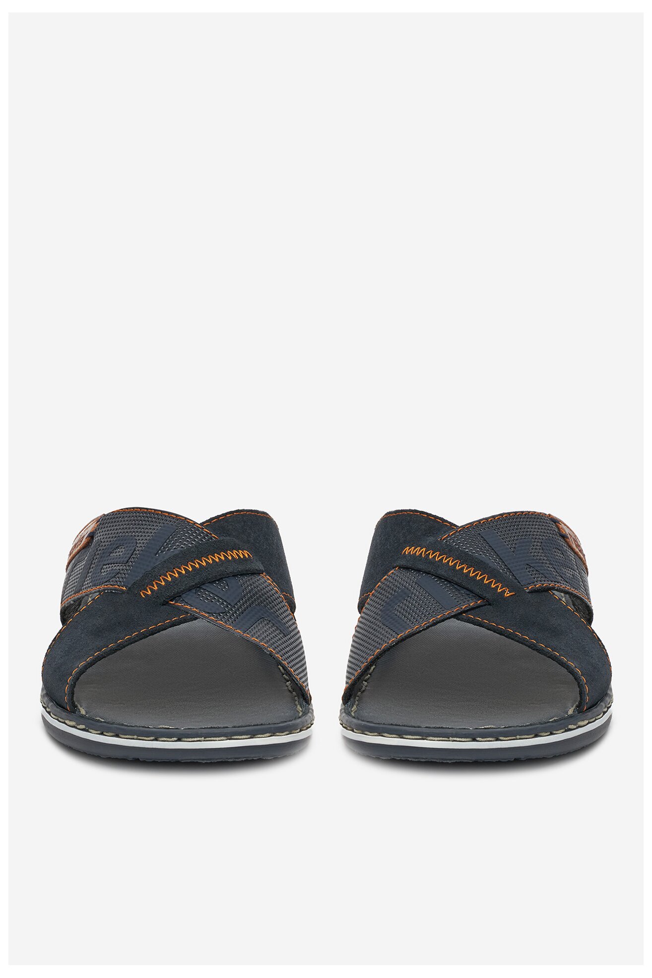 Klapki Rieker CEO-21098-14 Granatowy