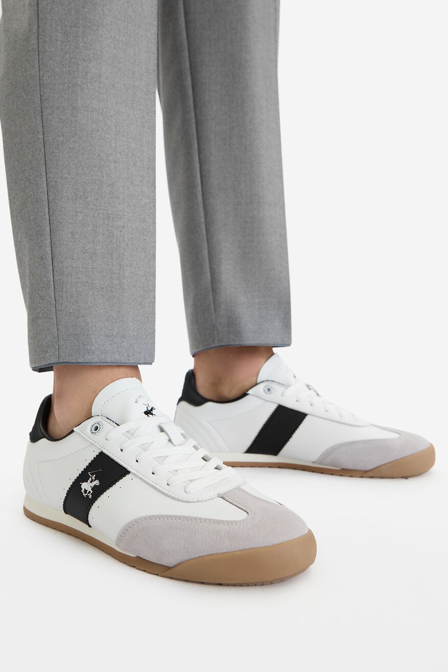 
                Beverly Hills Polo Club - Sneakersy skórzane - 5906751988169