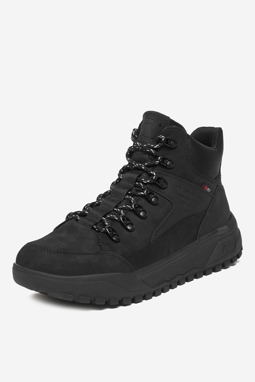 Rieker - Trzewiki skórzane ocieplane - 2230085547857