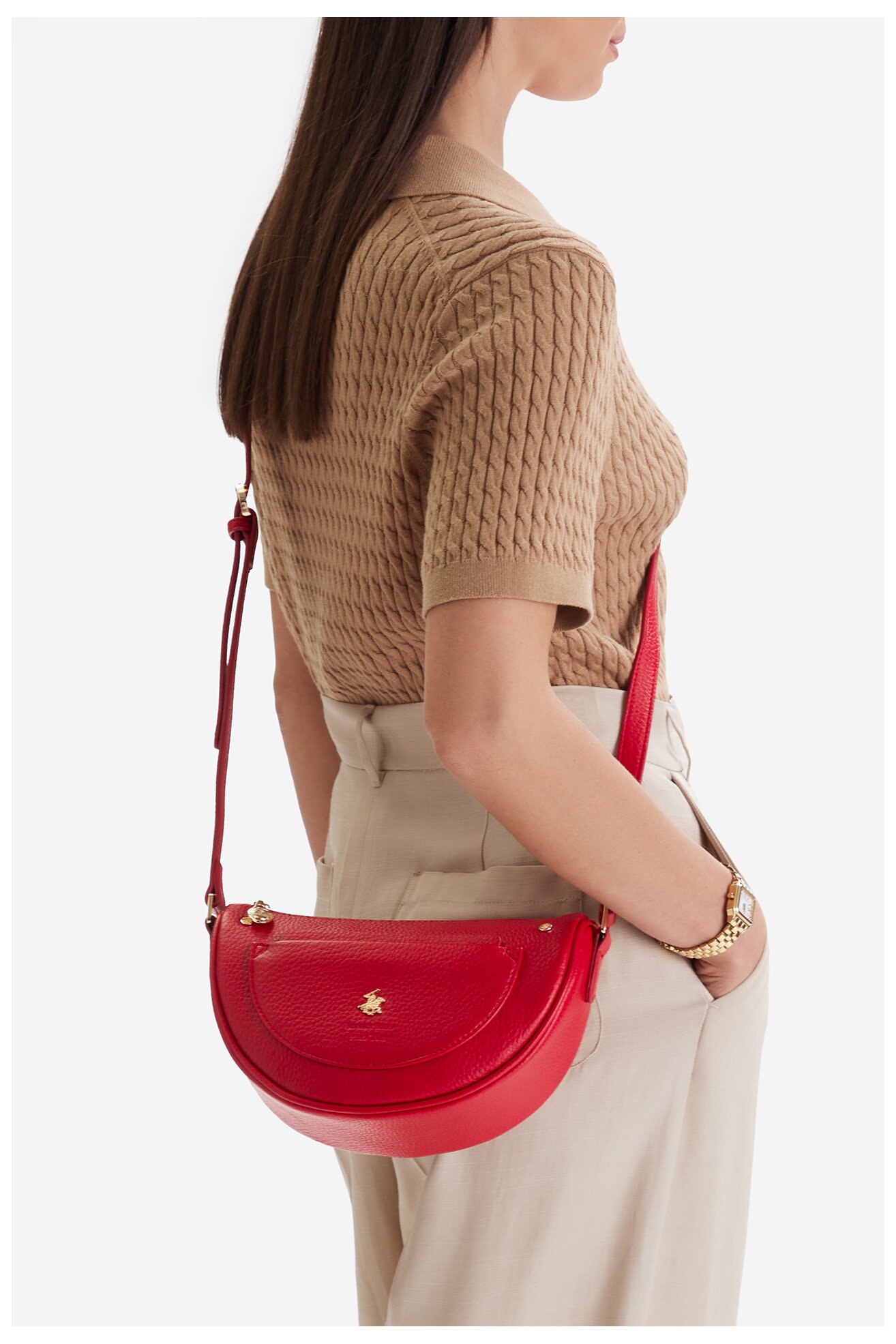 Сумка З Ремінцем Beverly Hills Polo Club CEO-BHPC-C-007-09 ЧЕРВОНИЙ