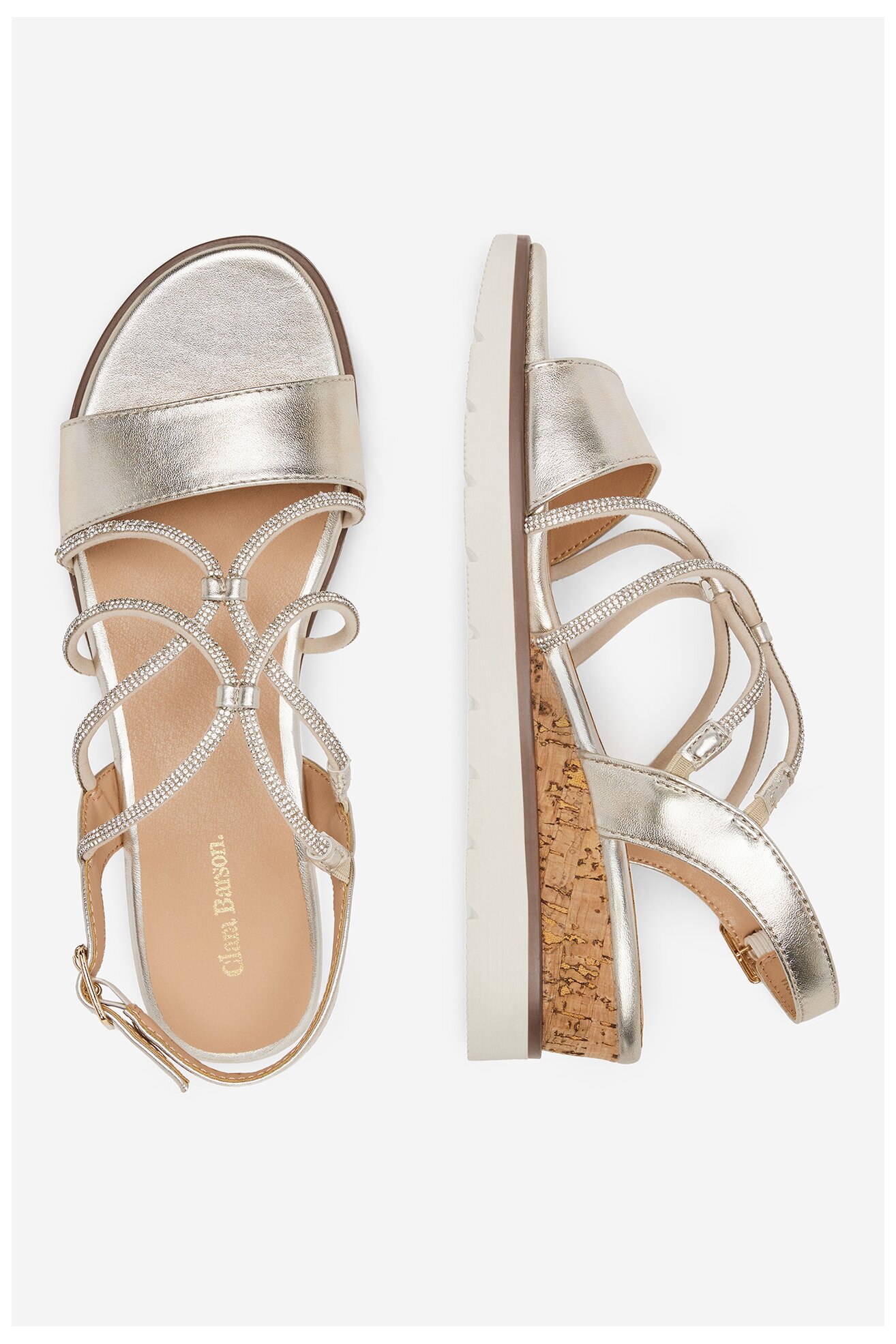 Сандали Clara Barson WS6306-02 ЗЛАТИСТ