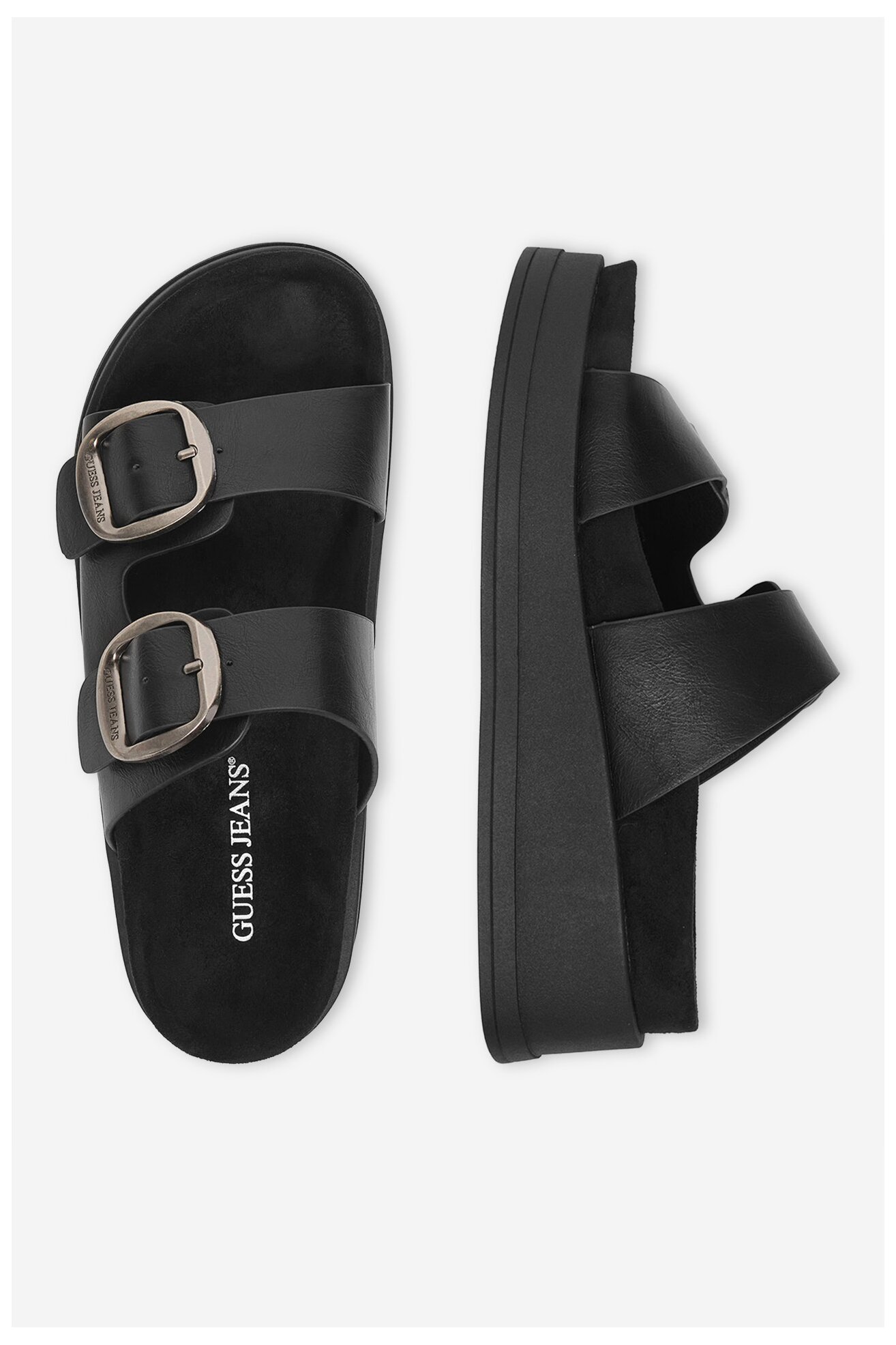 Klapki GUESS JEANS CWBEO-HY62273-6 Czarny