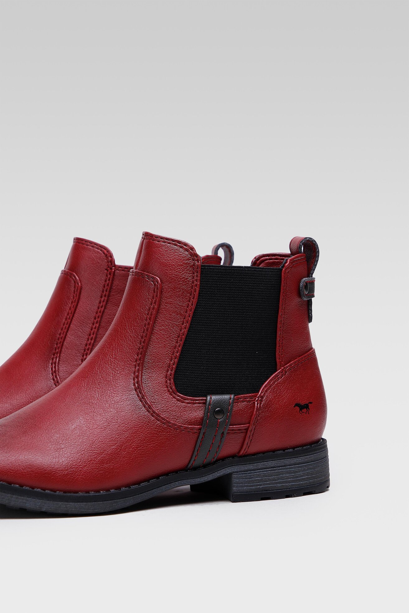 Botki Mustang 1265-522-5 Czerwony