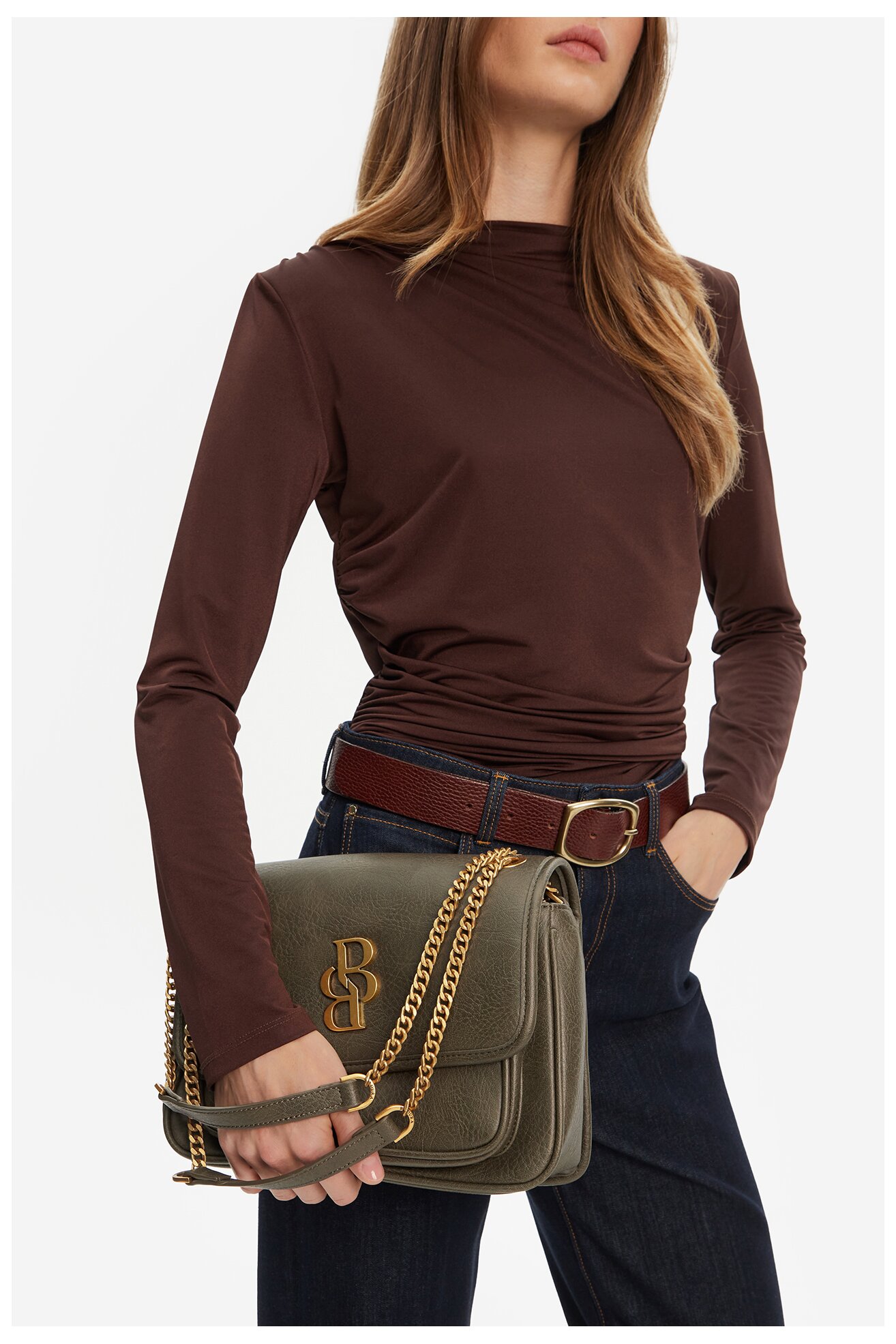 Kézitáska Badura C-AILANI-LDA8057 KHEKI