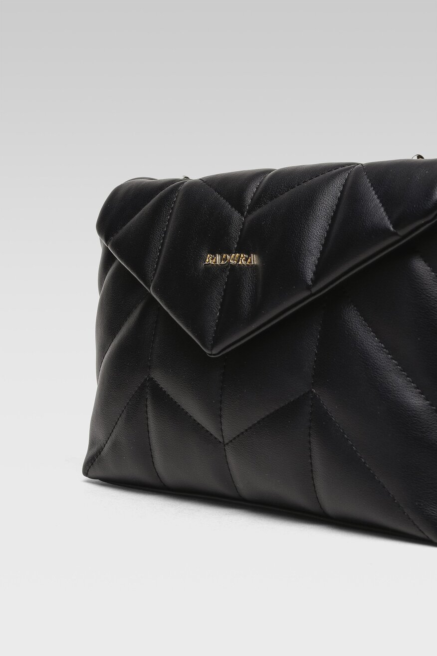 Badura - Torebka skórzana pikowana - 5904862068084