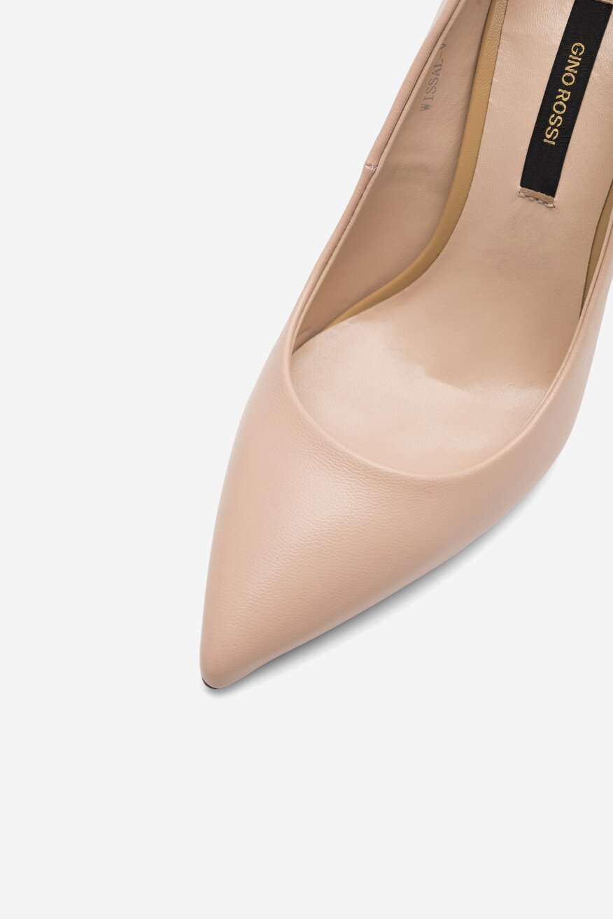 
                Gino Rossi - Skórzane czółenka różowe - 5904862634890