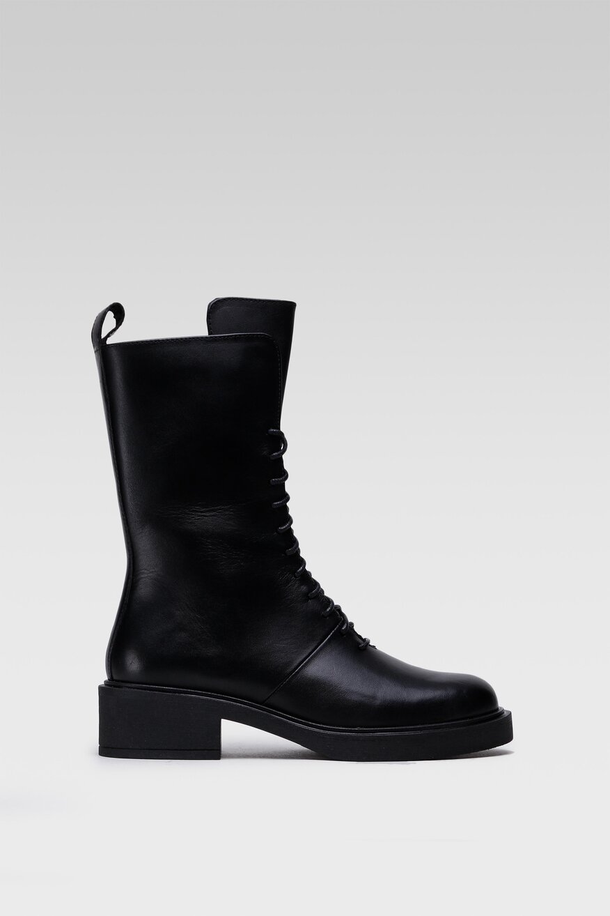 
                Gino Rossi - Skórzane trzewiki czarne - 5903698981543