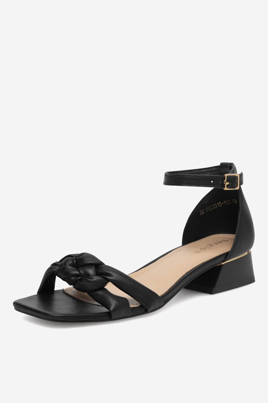 
                Sergio Bardi - Skórzane sandały - 5905588554004