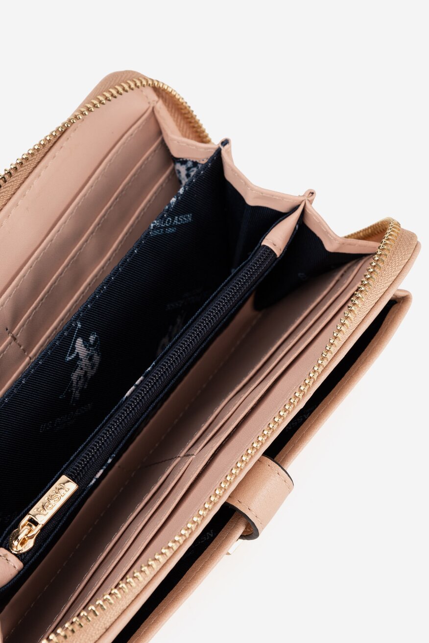 
                Дамски портфейл U.S. POLO ASSN. СВЕТЛОРОЗОВ - 5905588970866