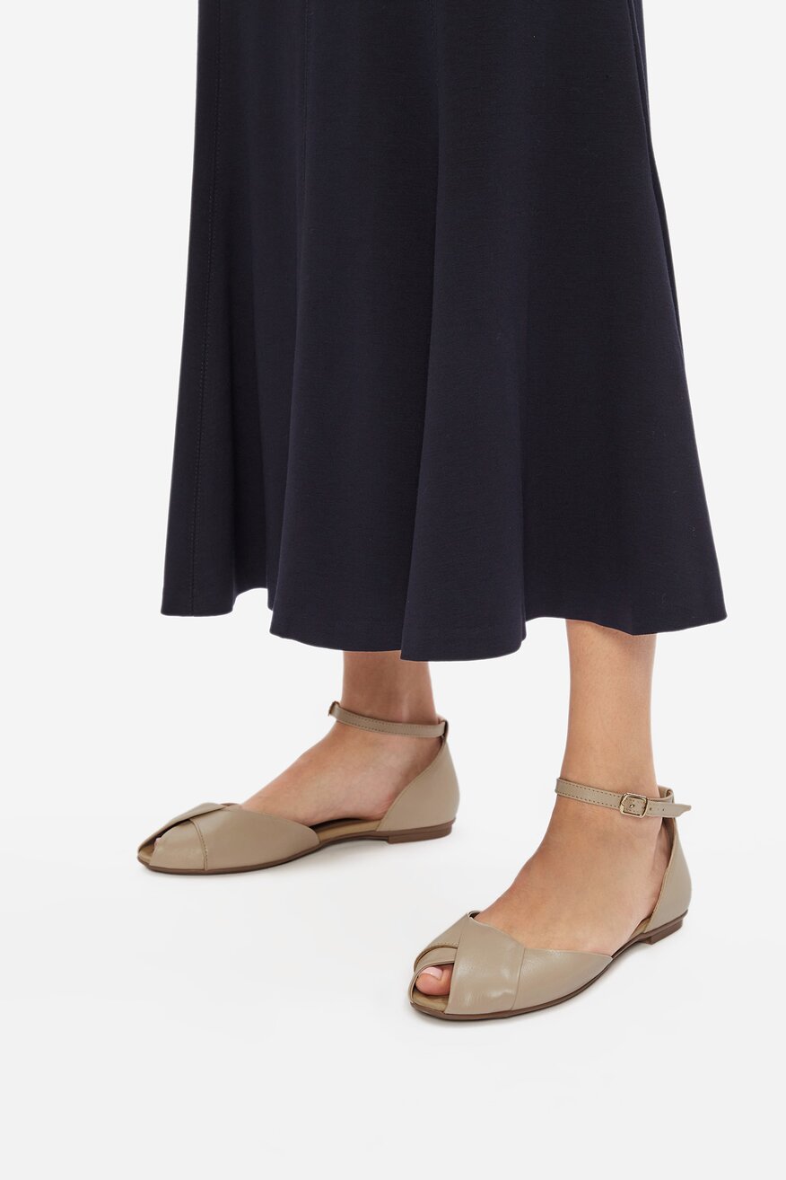 
                Lasocki - Baleriny skórzane - 5903698601939