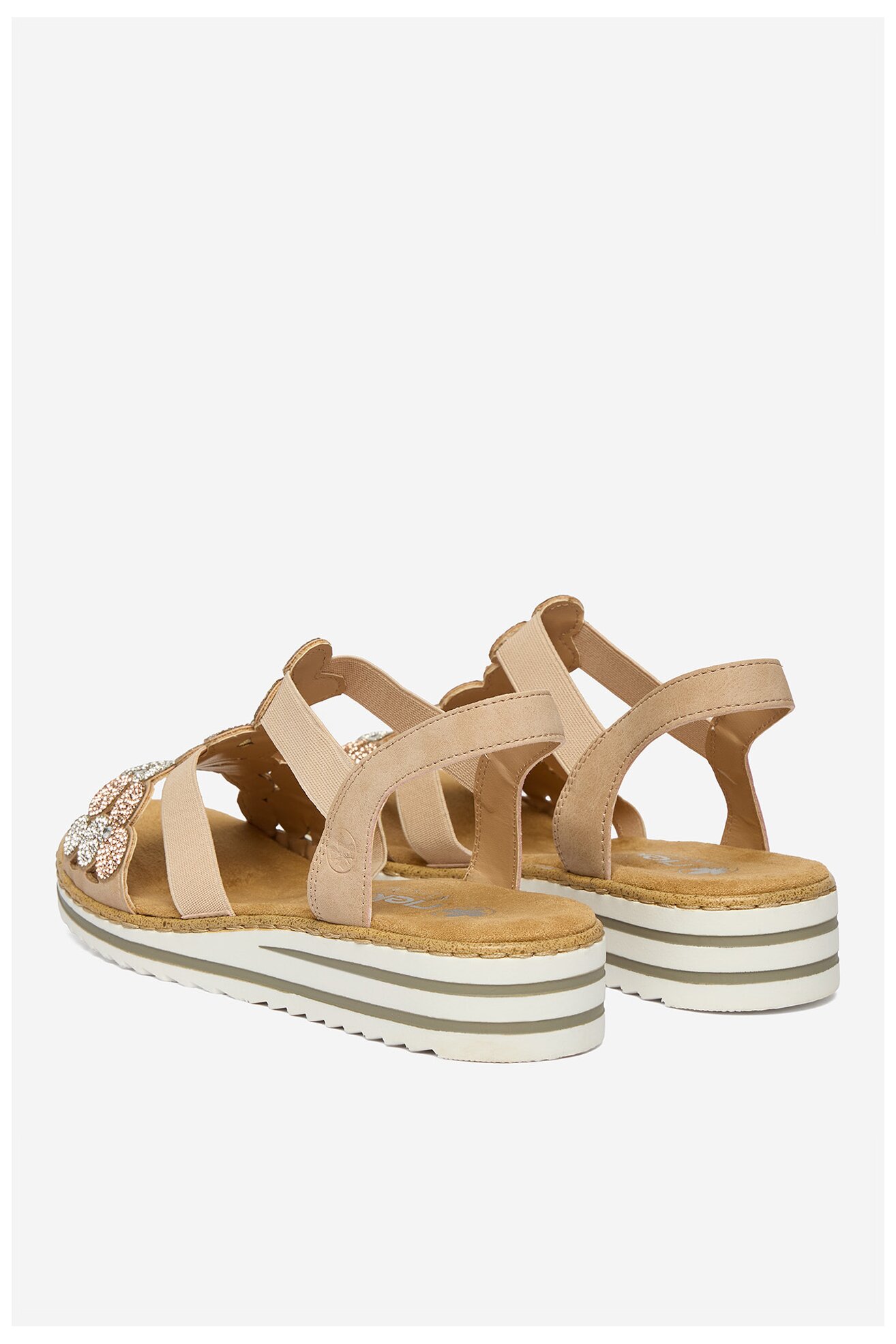 Sandały Rieker CEO-V0613-90 Złoty