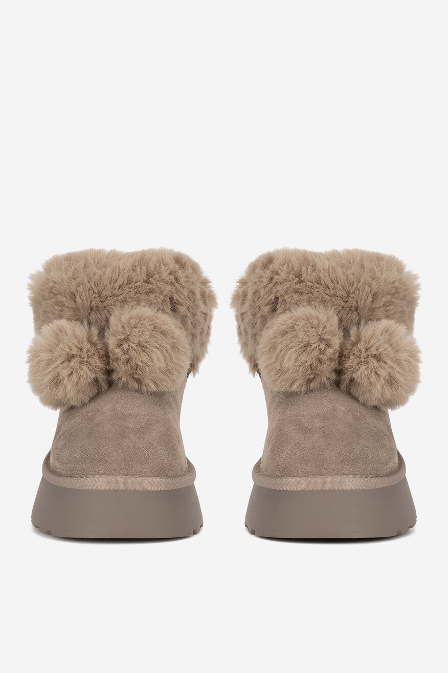 
                EVA MINGE - Śniegowce zamszowe ocieplane - 5905588899693