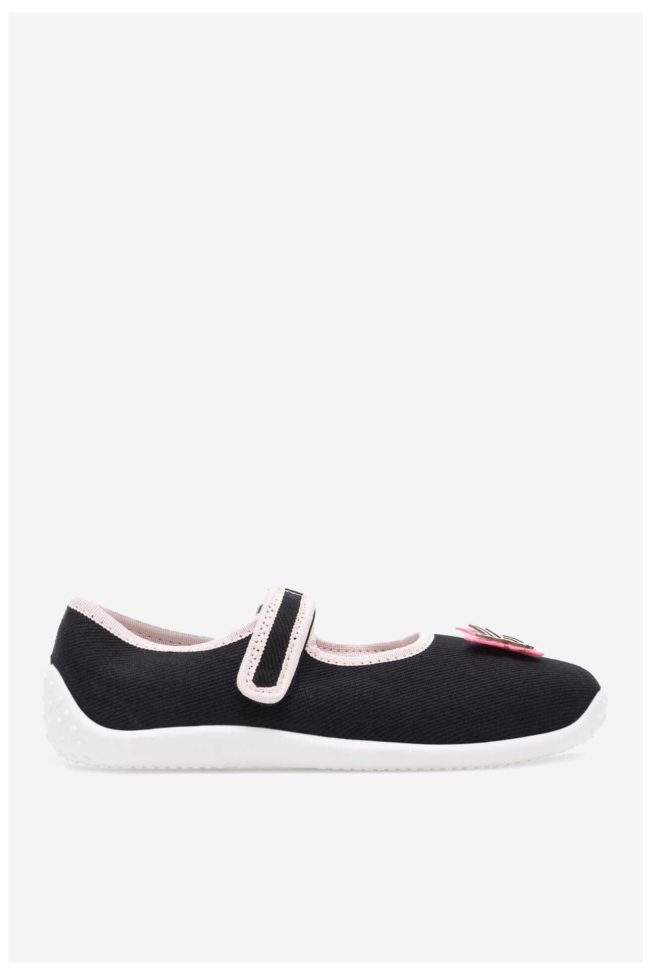 Kapcie Nelli Blu BALERINKI MOTYL IV Czarny