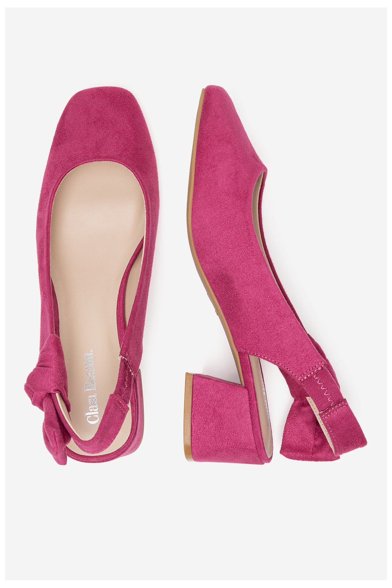 Lodičky Clara Barson LH2002-2 TMAVĚ RŮŽOVÁ