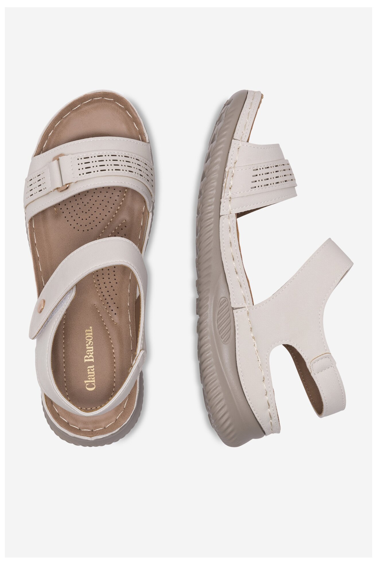 Сандалі Clara Barson WYL05010-09 БІЛИЙ