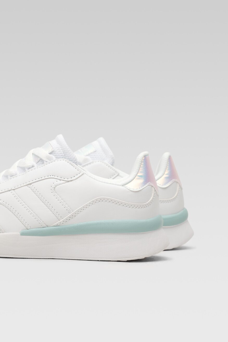 
                Sprandi - Obuwie sportowe pastelowe białe - 5904248417727