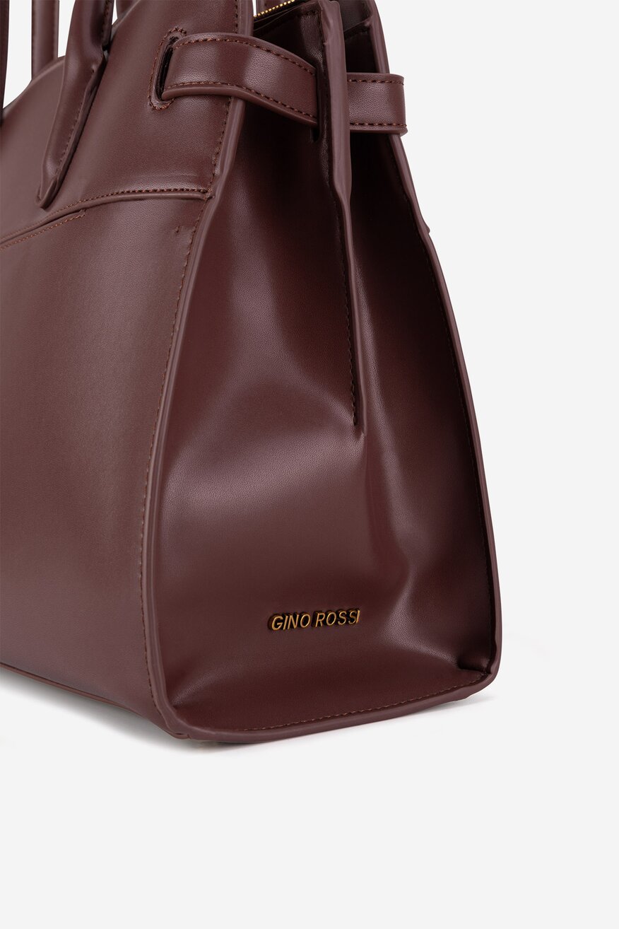 
                Сумка З Ремінцем Gino Rossi ТЕМНО-КОРИЧНЕВИЙ - 5903419304521