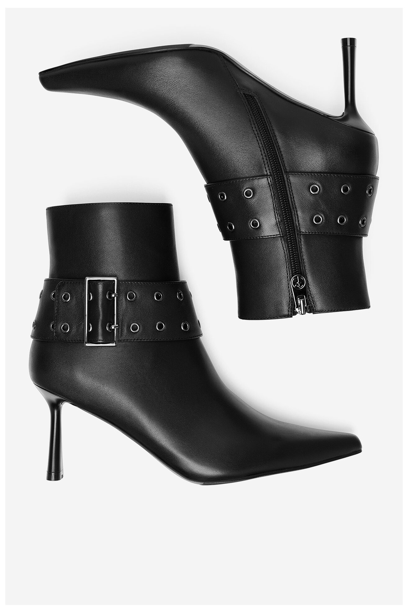 Bokacsizma EVA MINGE ZAINA-2316-16 FEKETE