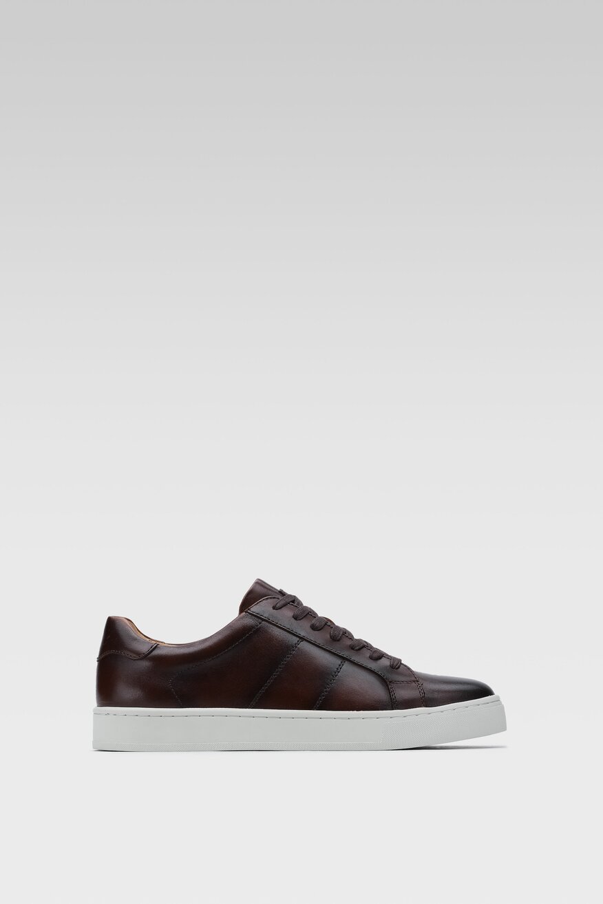 Gino Rossi - Skórzane półbuty brązowe - 5903698845883