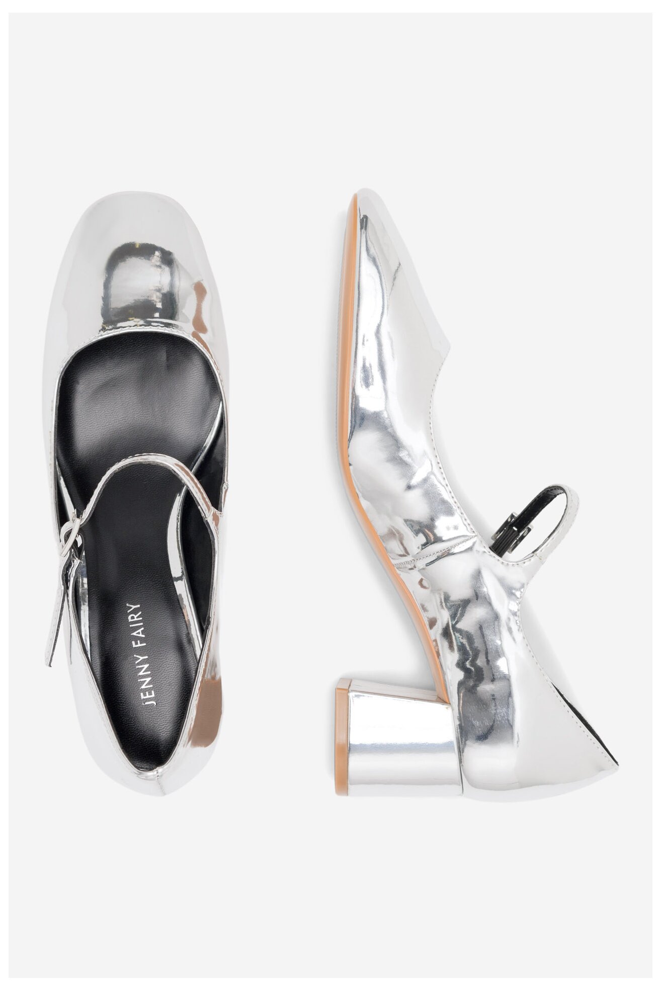 Czółenka Jenny Fairy IVI WYL04091-2 Srebrny