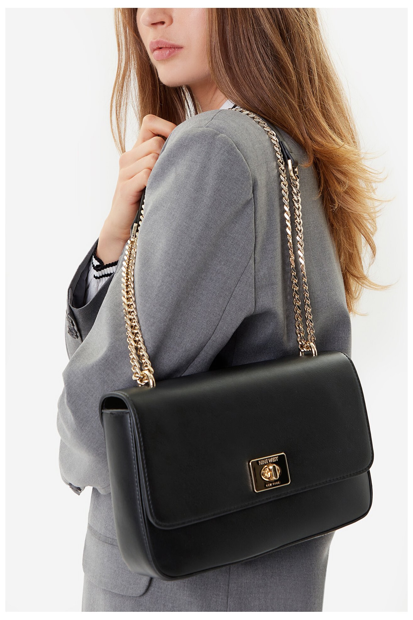 Kézitáska NINE WEST CEO-TENNESSEE-I-LDA8206 FEKETE