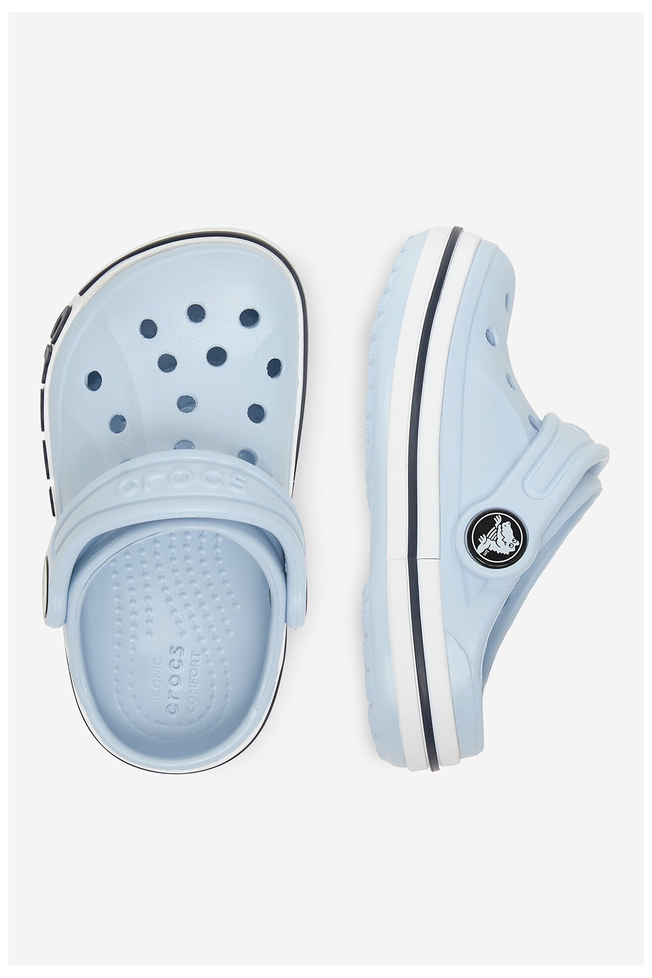 Klapki basenowe Crocs C-BAYABAND CLOG T 207018-4JQ Niebieski