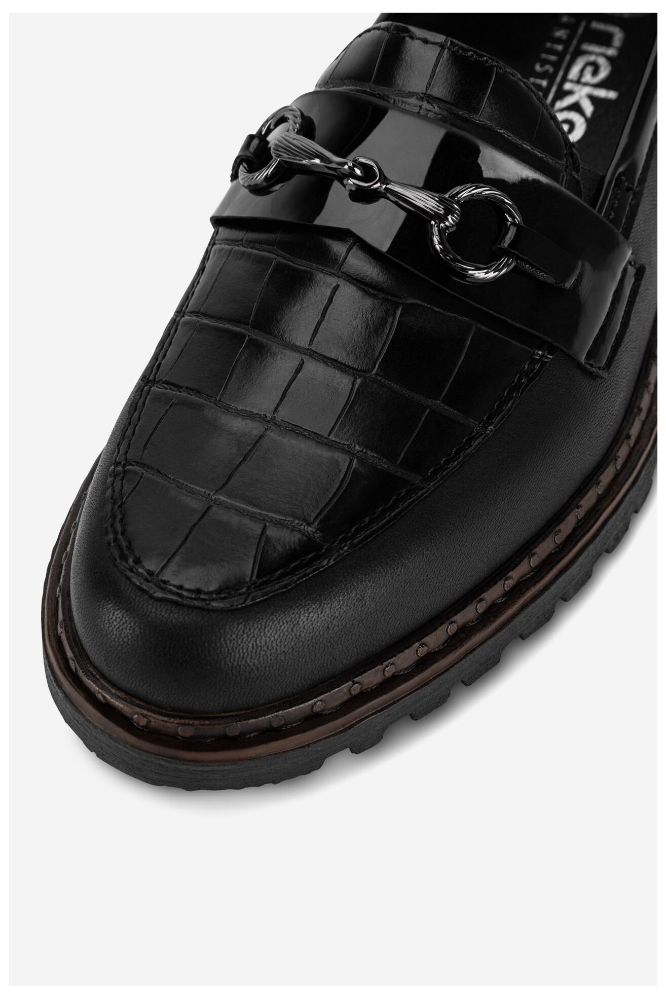 Mokaszin Rieker 54862-01 FEKETE