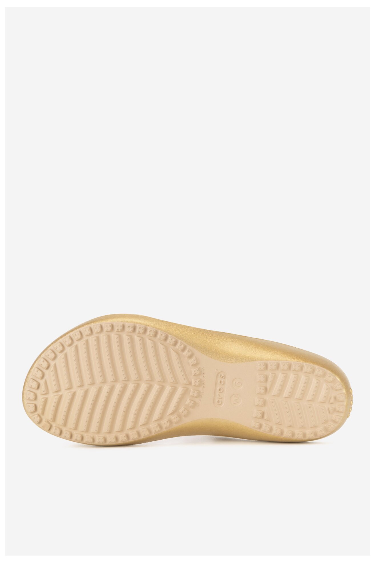 Klapki basenowe Crocs C-KADEE II MATELLIC SANDAL W 210147-710 Złoty