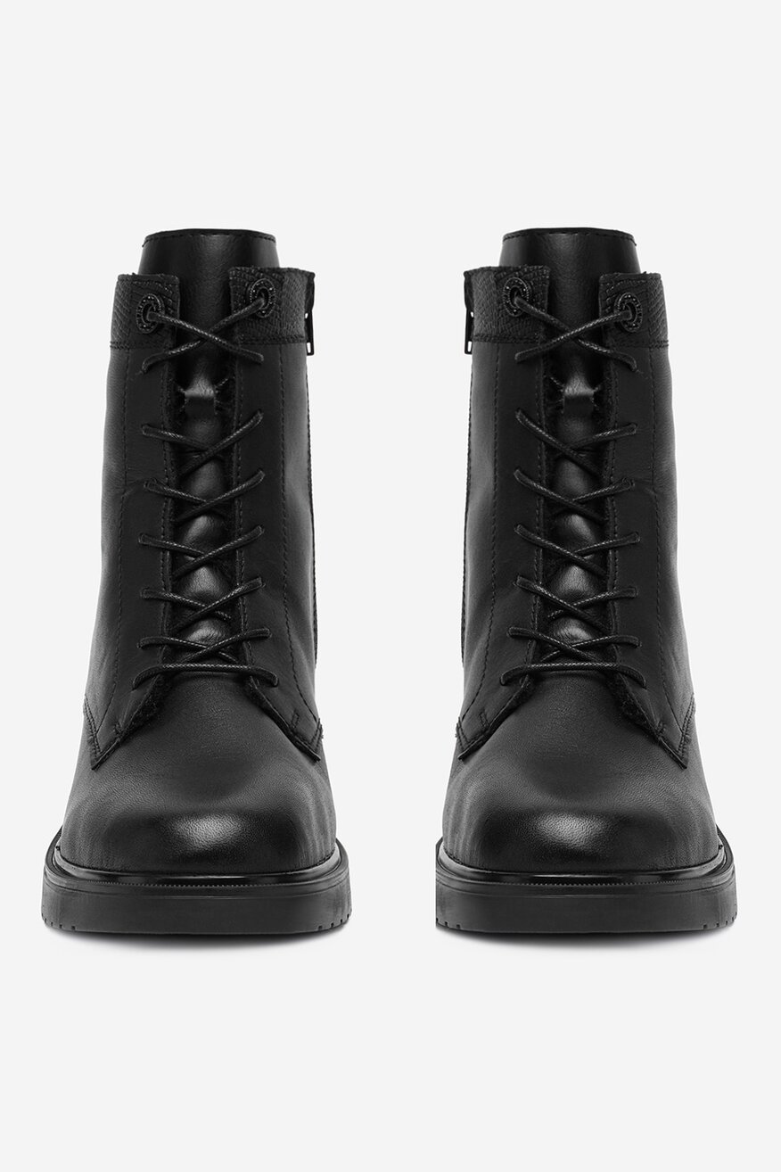 Rieker - Trzewiki skórzane ocieplane - 2230085563628