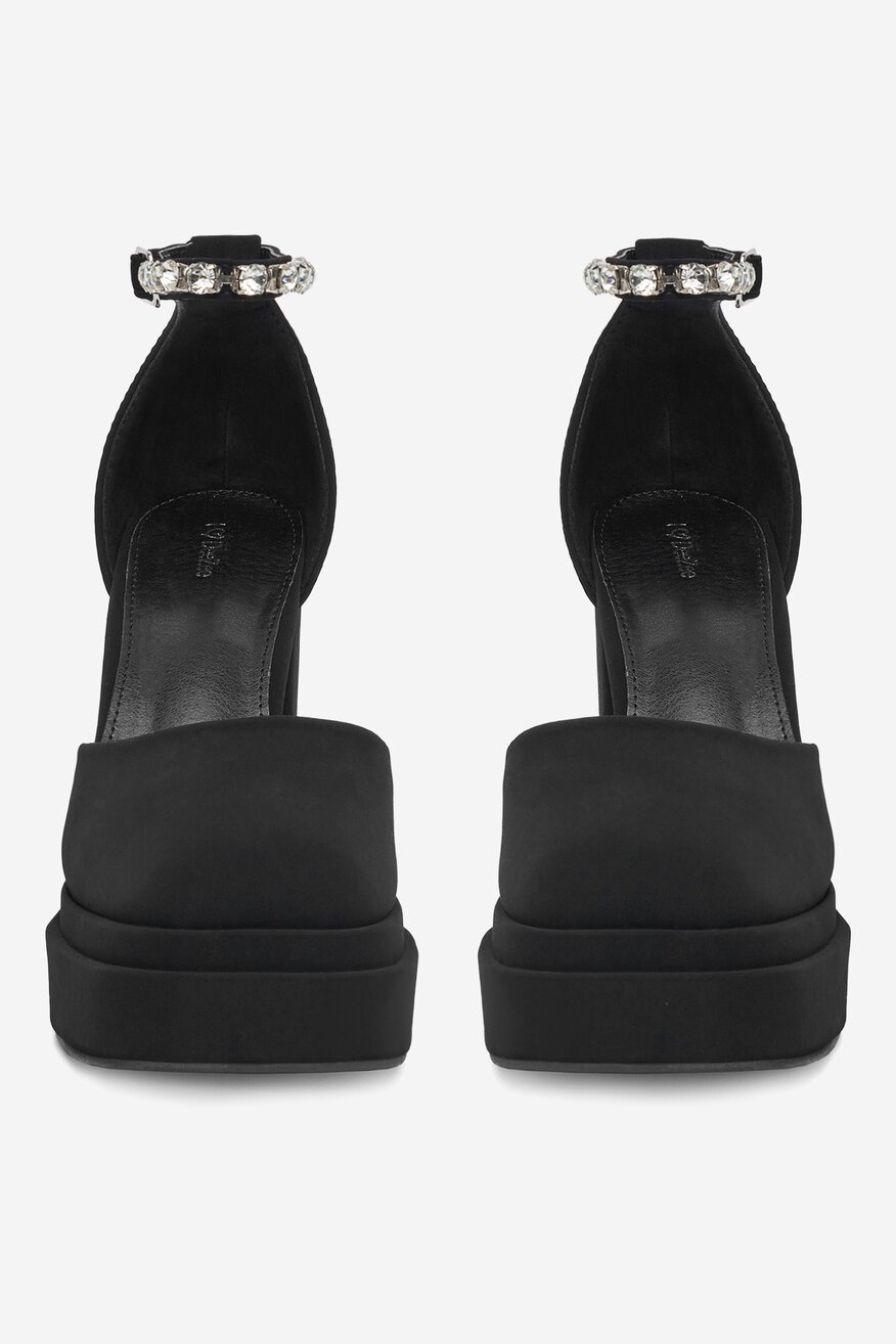 Pantofi cu toc DeeZee NEGRU - 5904410884470