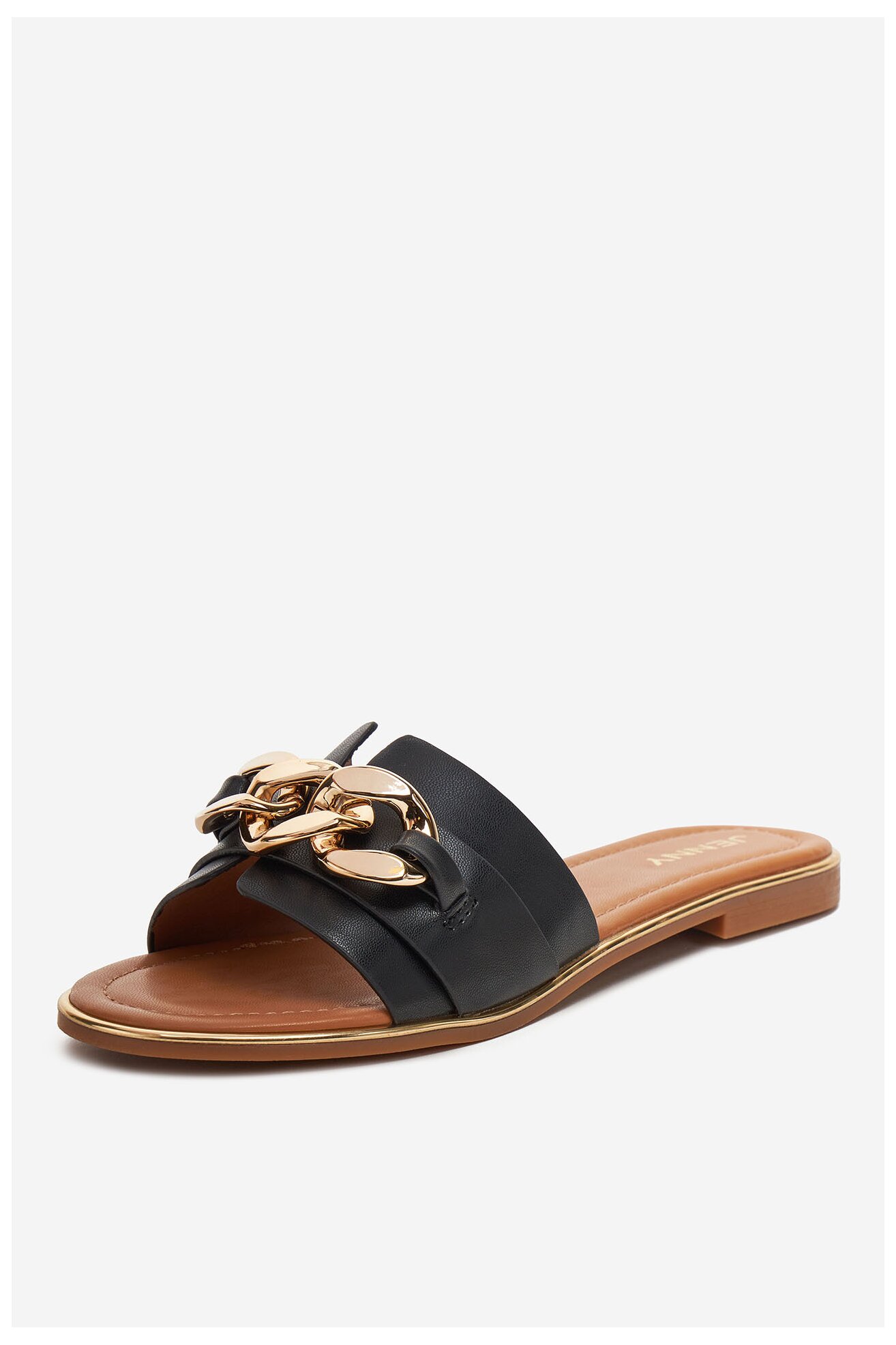 Klapki Jenny WFA2738-1 Czarny