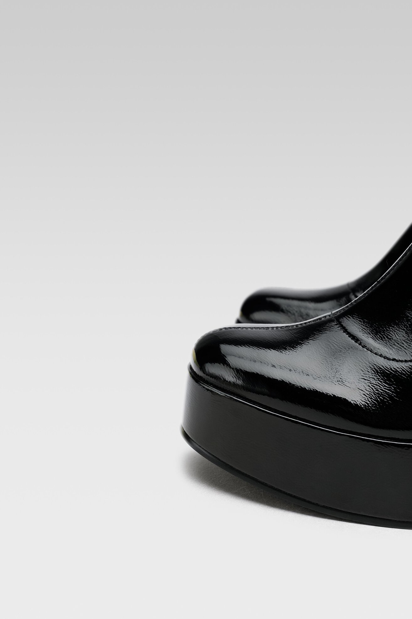 Kozaki Jenny Fairy GLOSSY-01KW Czarny