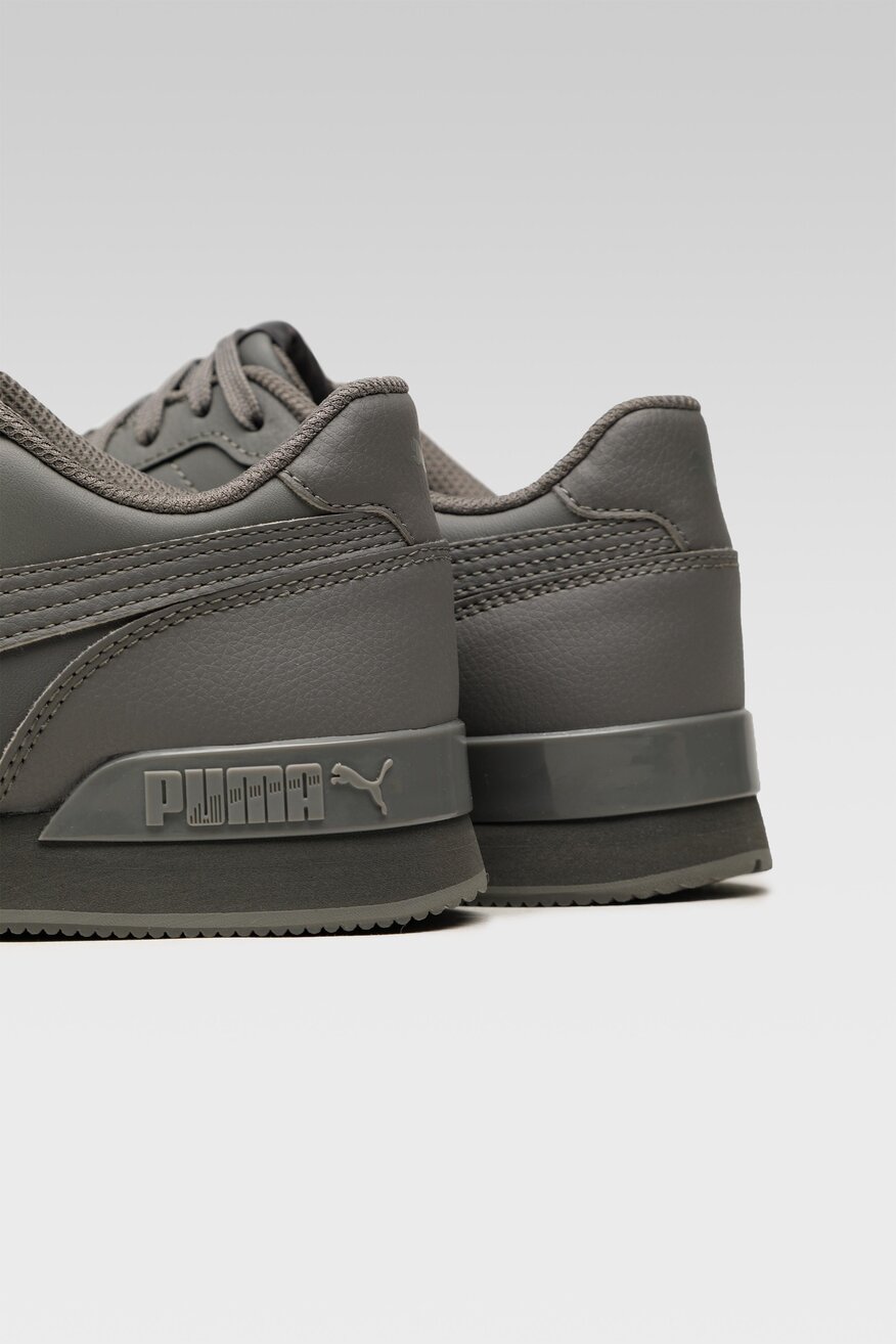 
                Puma - Skórzane obuwie sportowe szare - 5903698839387