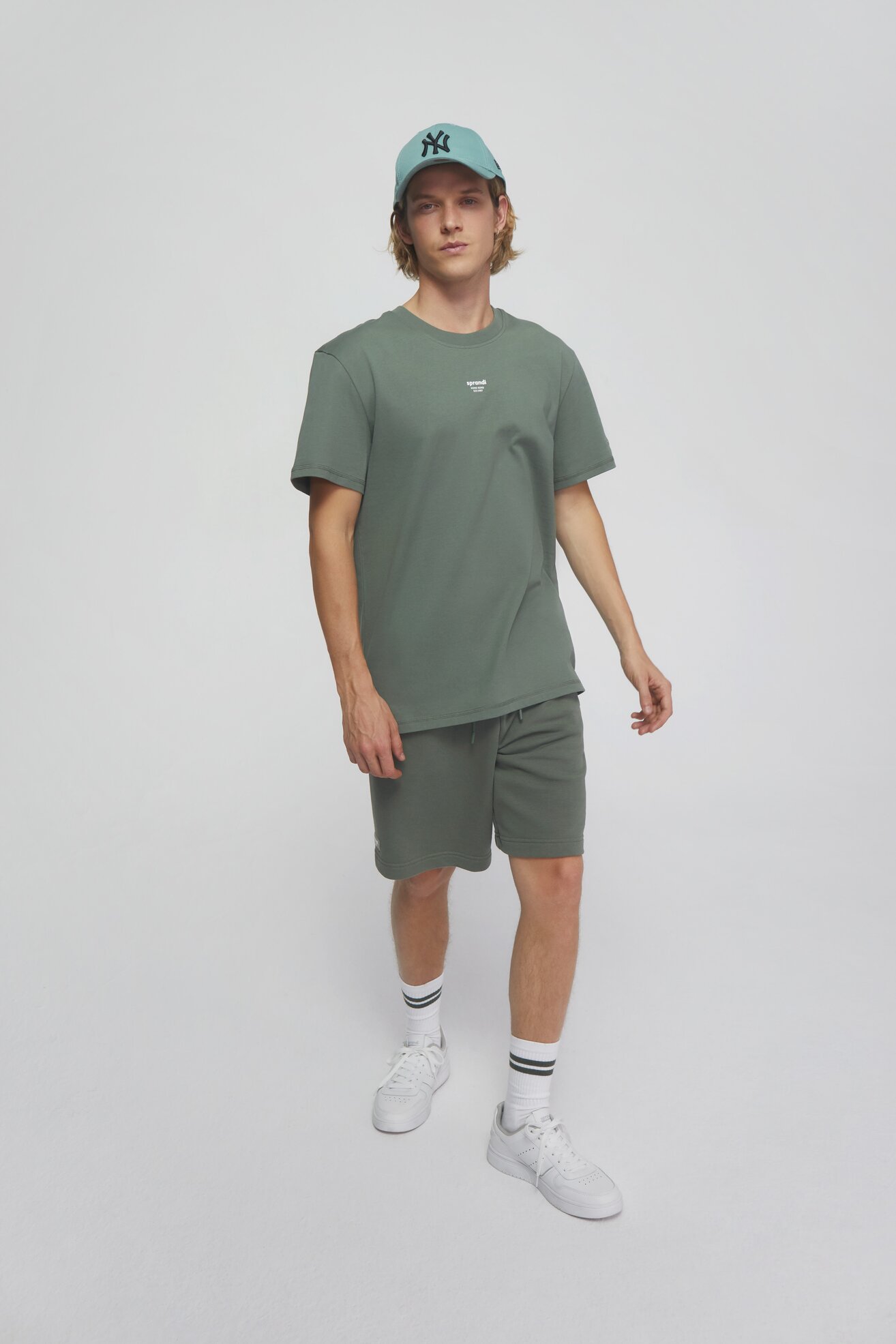 T-shirt Sprandi SS21-TSM008 Zielony