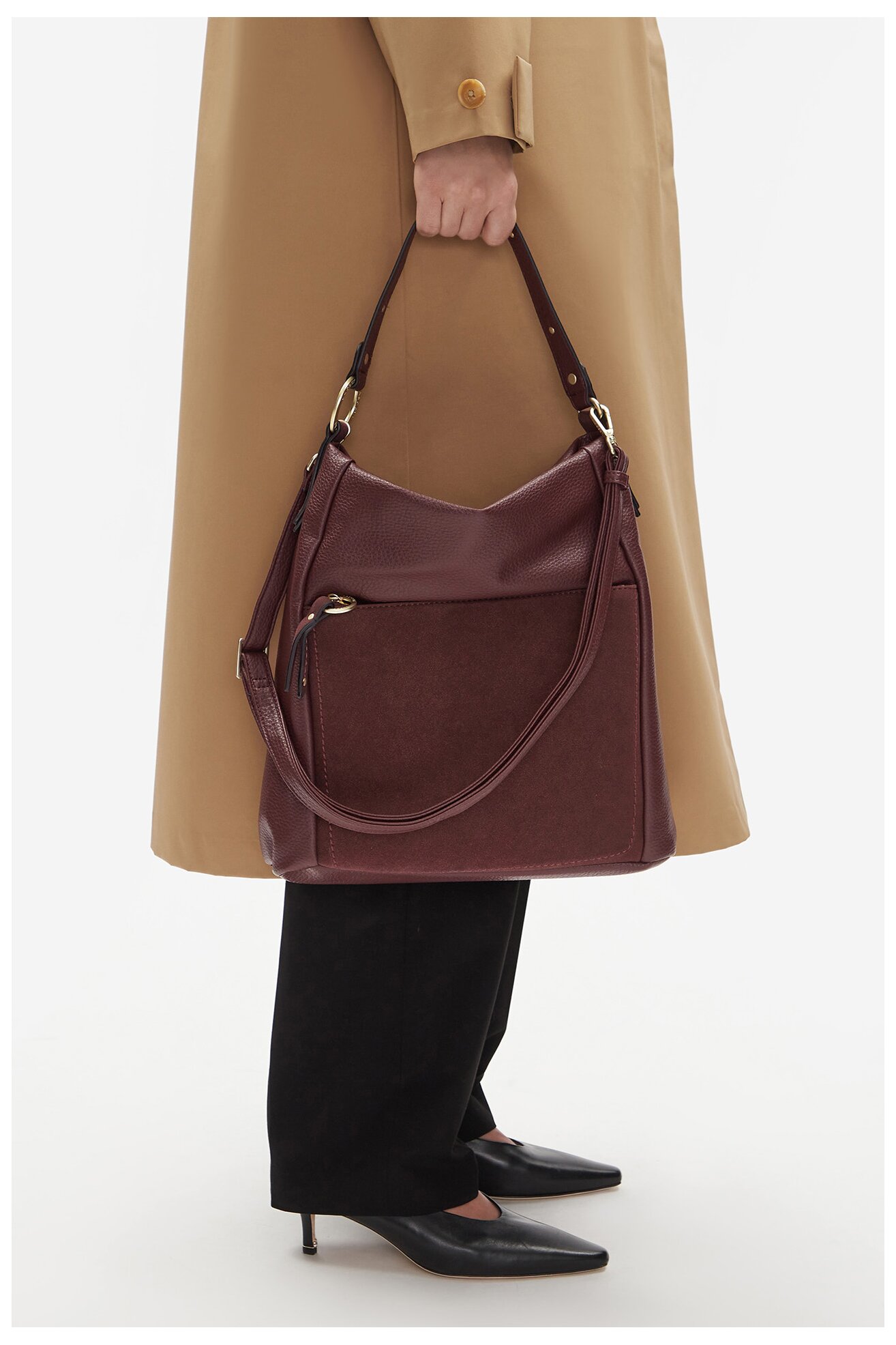 Kézitáska Lasocki LSK-K-051-06 BORDÓ